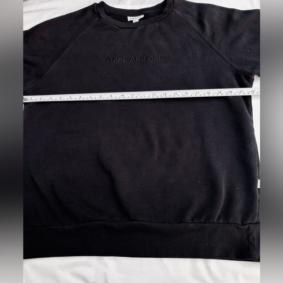 Frank and oak Black Pullover Crewneck Sweatshirt - Picture 8 of 8